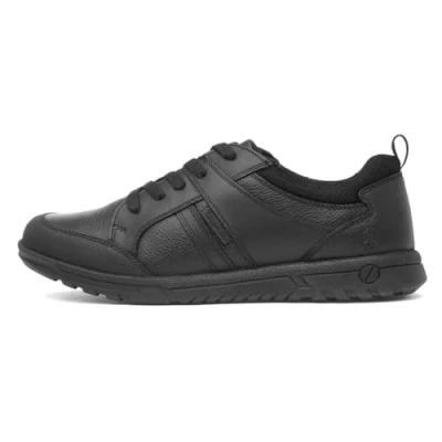 Image of Hush Puppies Steven Senior Shoe, Black, 3 UK