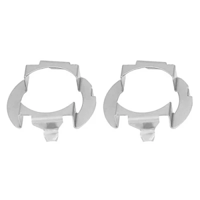 Image of Qiilu 1 Pair H7 LED Headlight Adapter Retainer Holder
