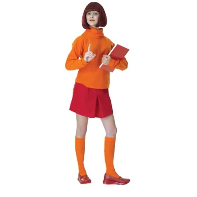 Image of Rubie&#039;s 16500NS000 SCOOBY DOO Velma Adult Fancy Dress