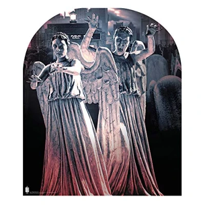 Image of STAR CUTOUTS SC662 Weeping Angel Doctor Who Stand in Fun for Family, Friends and Fans. Height 115cm, Solid, Multicolour, Regular