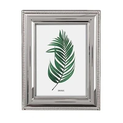 Image of Inov8 Framing Tarnish Resistant Silver Plated Picture Frame Bead Design for 7x5 Inch (18x12cm) Photo