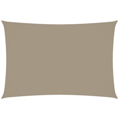Image of vidaXL Sunshade Sail Oxford Fabric Rectangular 3x5 m Taupe