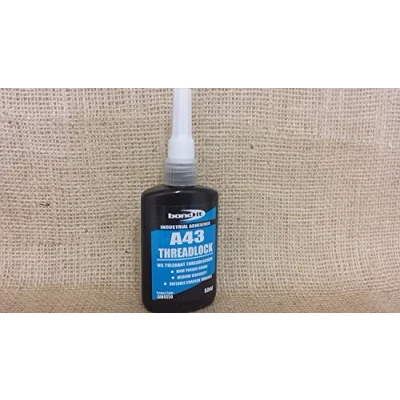 Image of 2 x BOND IT 50ml A43 THREADLOCK NUT LOCK STUD THREAD SEALER ADHESIVE OIL TOLERANT