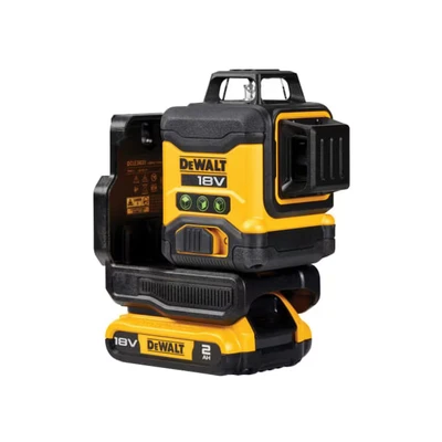 Image of DeWalt DCLE34031D1 3 x 360 Multi Line Laser 18V 1 2.0AH Li Ion