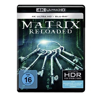 Image of Matrix Reloaded 4K, 2 UHD Blu ray