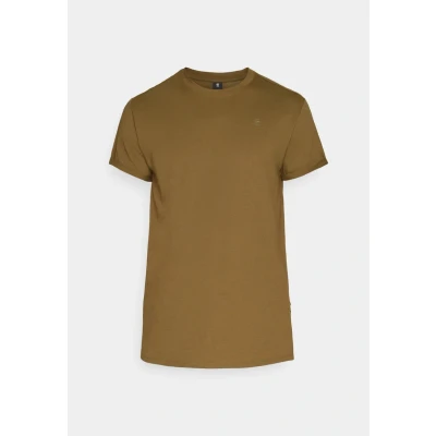 Image of G STAR RAW Men&#039;s Lash T Shirt, Green (dark olive D16396 B353 C744), XS