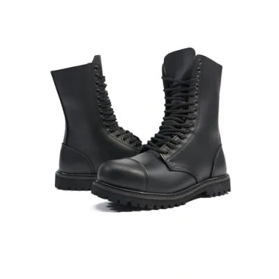Image of Brandit Laceup boots, Men&#039;s, Size: 4.5, Black Leather