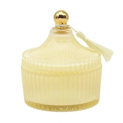 Image of Vanilla &amp; Anise Scented Wax Candle Luxury Fragrance Elegant Decorative Container