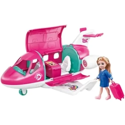 Image of DIOXSTAR Fun Airplane Toys Set For Kids Elevate Their Imagination, Enhances Fine Motor Skills, Hand Eye Coordination, Durable Construction, Storytelling, Imaginative Play