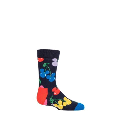 Image of Kids 1 Pair Happy Socks Disney Very Cherry Mickey Sock Multi 0 12 Months