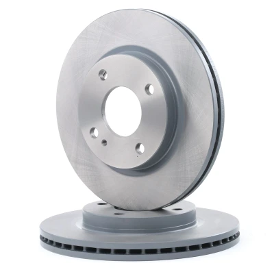 Image of 8V511125AA, 8V511125AD Brake disc FEBI BILSTEIN 38600 Front Axle 258mm 23mm 4 Hole 108mm internally vented Coated FORD: Fiesta 6, Mk6 Saloon
