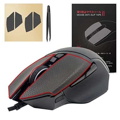 Image of Hotline Games Mouse Grip Tape for Razer Basilisk Ultimate X Hyperspeed V2 Gaming Skin, Anti Slip
