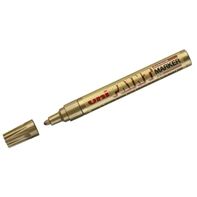 Image of Uni Ball 718982 Permanent Marker Gold