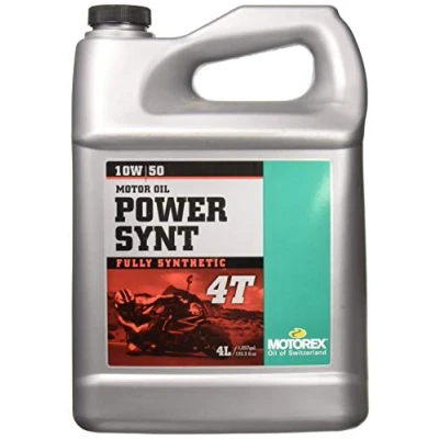 Image of Motorex Power Synt 4T 10W50 Fully Synthetic 4 Stroke Engine Oil Litres