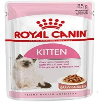 Image of ROYAL CANIN Kitten in Gravy Wet Food 85g (Pack of 24)