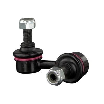 Image of 51320S2G003 Anti roll bar link FEBI BILSTEIN 42073 Front Axle Right 55mm M10 x 1,25 with nuts Steel black HONDA: Logo