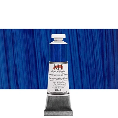 Image of Michael Harding Oil Colour : 40ml Phthalo Blue Lake