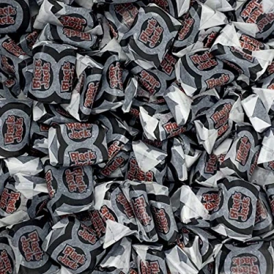 Image of Black Jack Chews 700g Re Sealable Pouch by The Gourmet Sweet Company