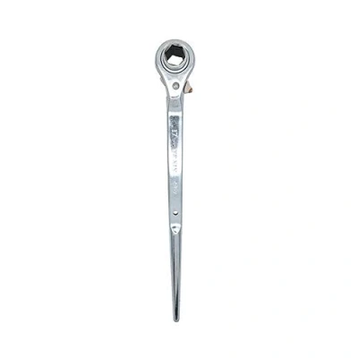 Image of 17 19mm Ratcheting Podger Scaffold Wrench Cr v Ratchet Spanner Quick Release Tool