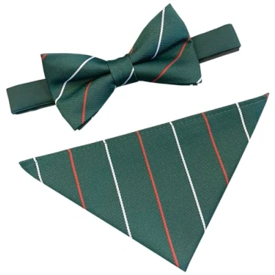 Image of Light Infantry (pre 1995) Regimental Bow Tie &amp; Hanky Set