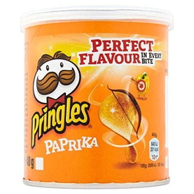 Image of Pringles Paprika 40g Box of 12