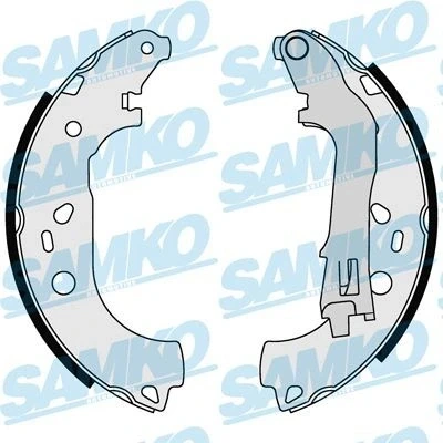 Image of 77363946E Brake Shoes LPR 08590 228mm 40mm with handbrake lever FIAT: Doblo I Cargo, II Box Body / Estate, Fiorino III Estate