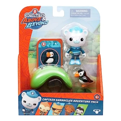 Image of Octonauts 61099 Beyond Deluxe Toy Figure Captain Barnacles Adventure Pack Recreate Missions