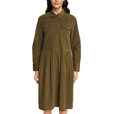 Image of ESPRIT Women&#039;s 102ee1e321 Dress, 355/Dark Khaki, 6