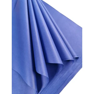 Image of Blue Tissue Paper Sheets for Wrapping 60 Large Sheets, Acid Free Art Paper, Perfect Gift Wrap, Storage, Packing, &amp; Craft Bulk Pack Archiving Shredding 70 x 50cm Sheet Size