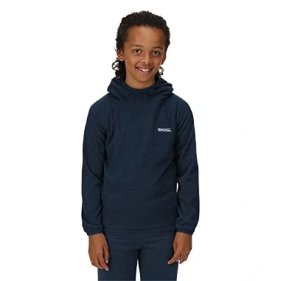 Image of Regatta Unisex&#039;s Loco Hoody Sweater, Moonlight Denim/Black, 13 años