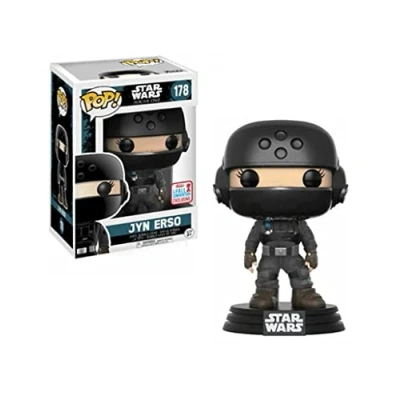 Image of POP! Star Wars: Rogue One Jyn Disguise with Helmet #178 NYCC 2017 Exclusive Vinyl Bobble Head Figure