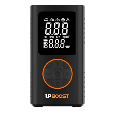 Image of UpBoost Eco 2.0 2024 Smart Portable Tyre Inflator 5200mAh Battery, 3.0&#039;&#039; Screen &amp; 150PSI Cordless Rechargeable Pump Air Compressor Bike For Tyres, Car,Bikes Balls Car accessories