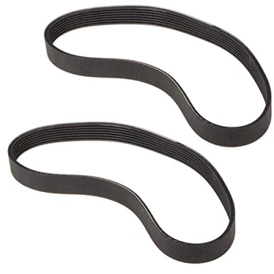 Image of SPARES2GO Drive Belt for McGregor MER1434 MER1737 MER1940 Lawnmower (Pack of 2)
