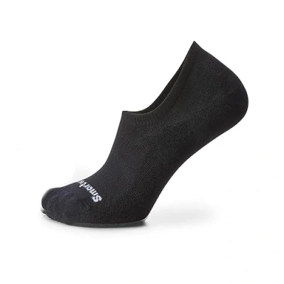 Image of Smartwool Everyday Light Cushion Merino Wool No Show Socks for Men and Women, Black, X Large