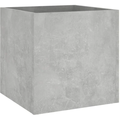Image of vidaXL Planter Box Concrete Grey 40x40x40 cm Engineered Wood
