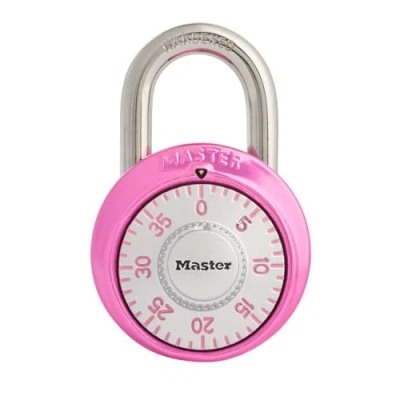 Image of Master Lock 1530DPNK Locker Combination Padlock, Pink, 1 Pack