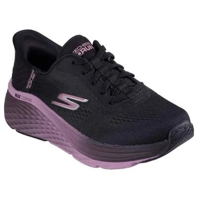 Image of Skechers Performance MAX Cushioning Elite 2.0 Neutral running shoes black/mauve, Women&#039;s, Size: 6, Black/mauve Textile