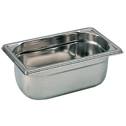Image of Matfer Bourgeat Stainless Steel 1/4 Gastronorm Tray 65mm