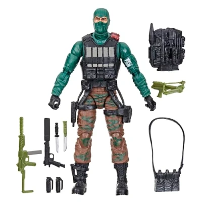 Image of G.I. Joe Classified Series Retro Cardback Beach Head, Collectible 6 Inch Action Figure with 10 Accessories