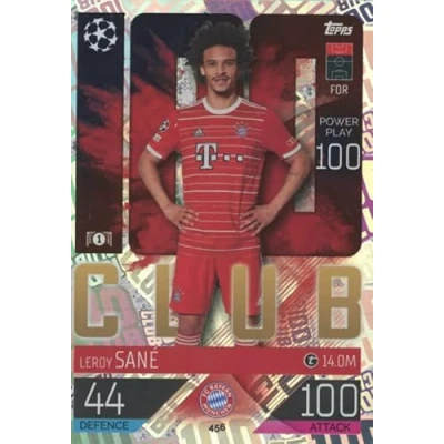 Image of Topps Match ATTAX 2022/23 Hundred Club Card Leroy Sane