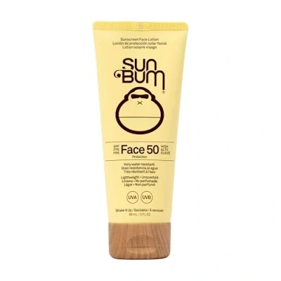 Image of Sun Bum Original SPF 50 Cream Face Lotion, Moisturizing Daily with Vitamin E,Vegan and Reef Friendly, Broad Spectrum UVA/UVB Protection, 88ml