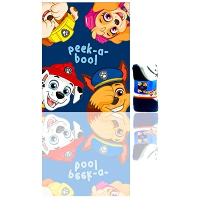 Image of Paw Patrol Blanket Soft Touch Polar Fleece ,Official Licenced