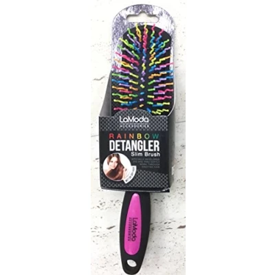 Image of LA MODA RAINBOW SLIM HANDLED DETANGLER