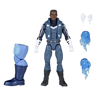 Image of Marvel Hasbro Legends Series Blue Action Figure 6 inch Collectible Toy, 4 Accessories Multicolor F4792