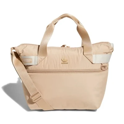 Image of adidas Originals Unisex Adult Puffer Shopper Tote Bag, Magic Beige, One Size