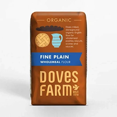 Image of Doves Farm Fine Plain Wholemeal Flour 2 x 5 1kg