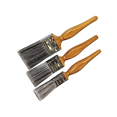 Image of Faithfull FAIPBSYSET3 Superflow Synthetic Paint Brush Set of Three: 25, 38, 50mm (1, 1.5, 2in)