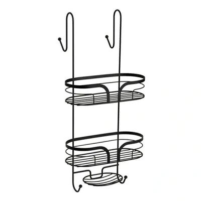 Image of Bathroom Shower Caddy Matt Black Dante