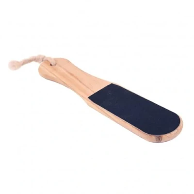 Image of Oypla Double Sided Wooden Hard Skin Remover Pedicure Foot File