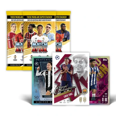 Image of TOPPS Mega Multipack Match Attax Cards Ucl 24 25